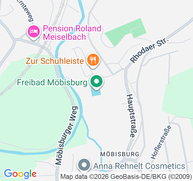 Standortkarte Freibad Möbisburg