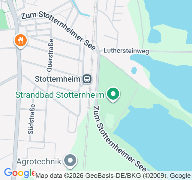 Standortkarte Strandbad Stotternheim
