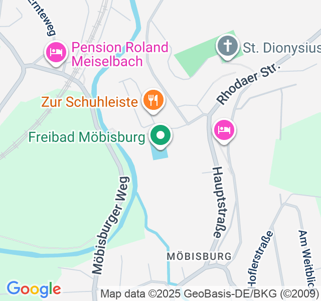 Standortkarte Freibad Möbisburg