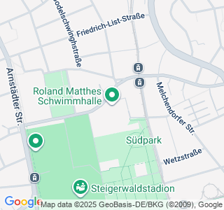 Standortkarte Roland Matthes Schwimmhalle