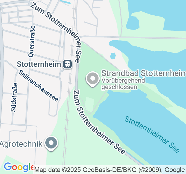 Standortkarte Strandbad Stotternheim